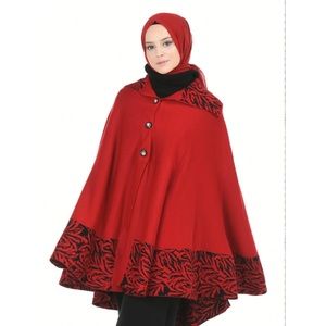 NWT  Red and Black Winter warm wrap